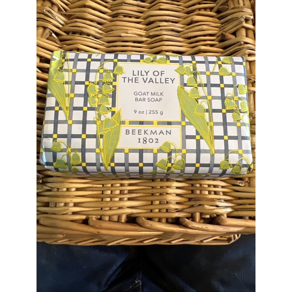 LILY OF THE VALLEY Beekman Scented Goat Milk Bar Soap 9 ounce, New Sealed